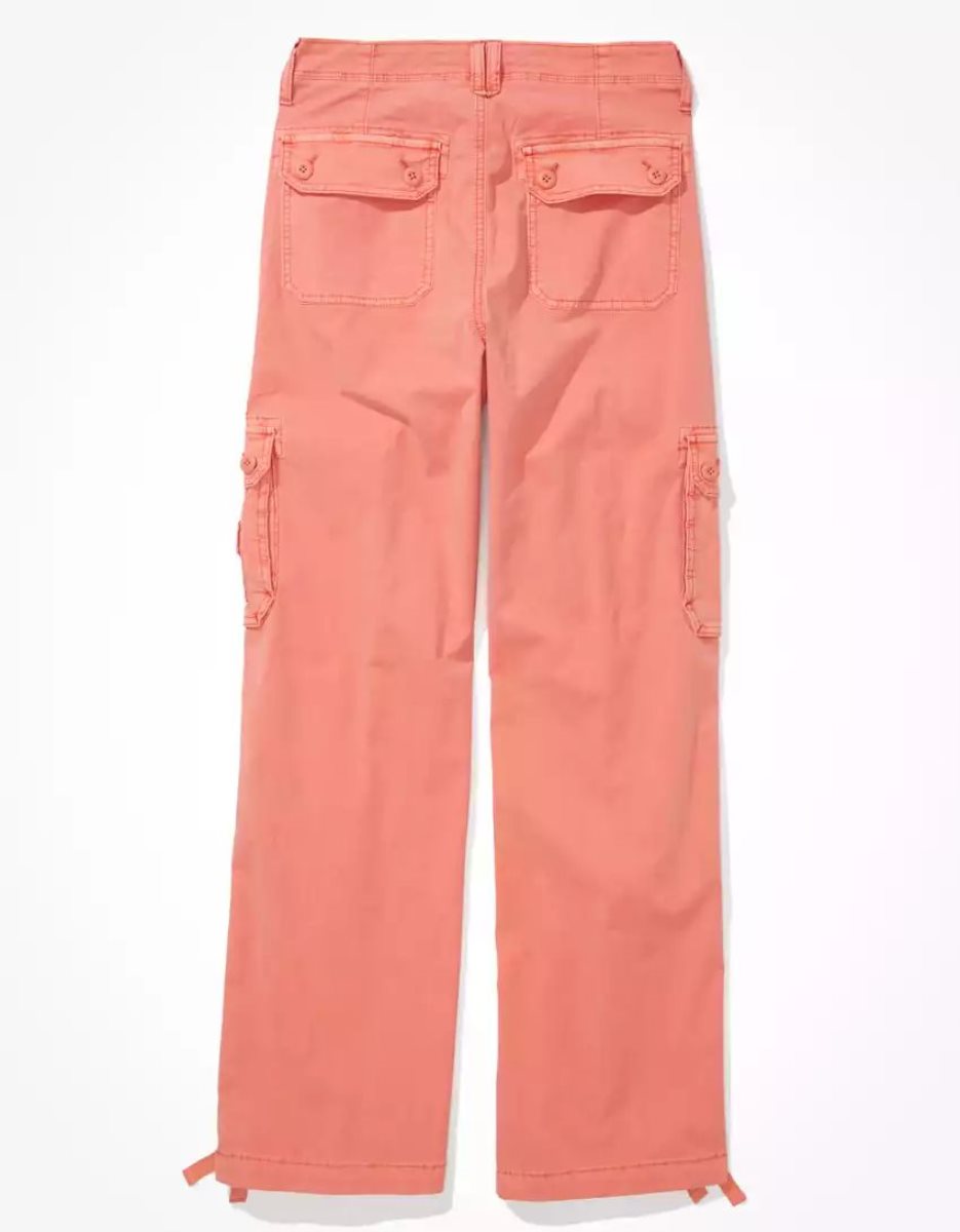 Jean American Eagle AE Snappy Stretch Baggy Cargo Jogger Orange Femme | ORJ-05264414